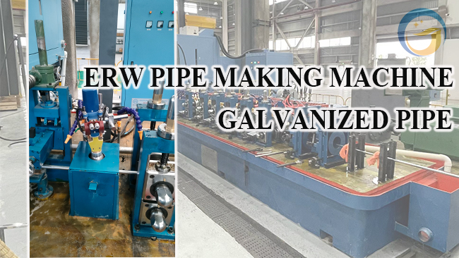 Máquina de fabricação de tubos ERW para tubos galvanizados